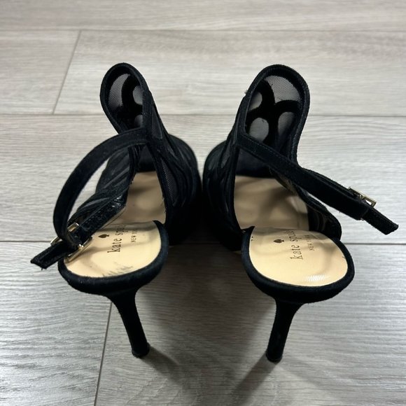Kate Spade Mesh Peek-toe Slingback Booties - Picture 6 of 11
